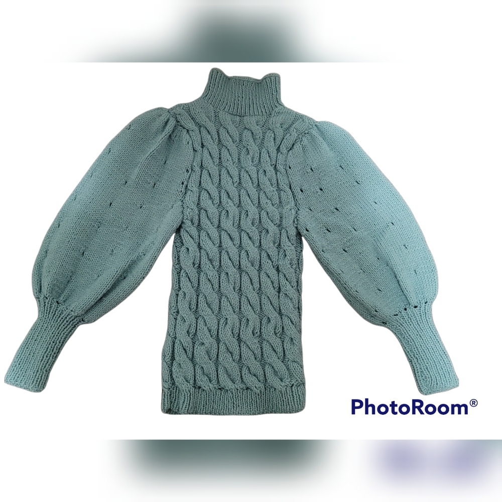 Handmade sweater with beautiful patterns